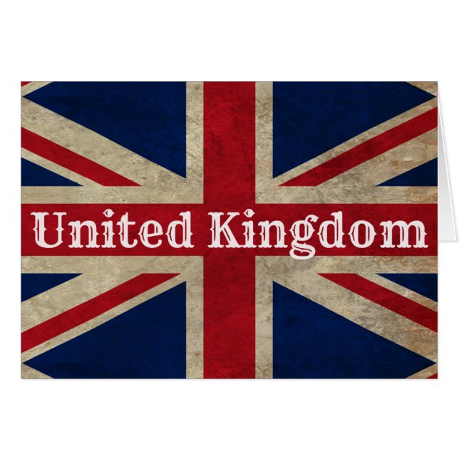 Distressed UK Flag (Front Horizontal)