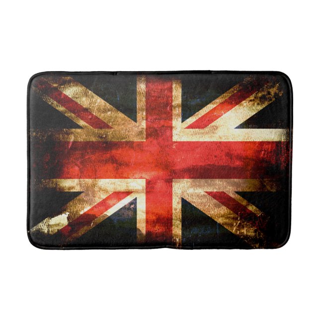 Distressed Union Jack Bath Mat (Front)