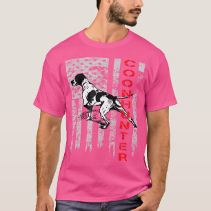 Distressed Usa Flag For Coon Hunters T-Shirt