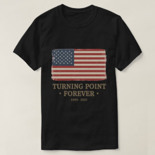 Distressed USA Flag Poster Patriotic Decor T-Shirt