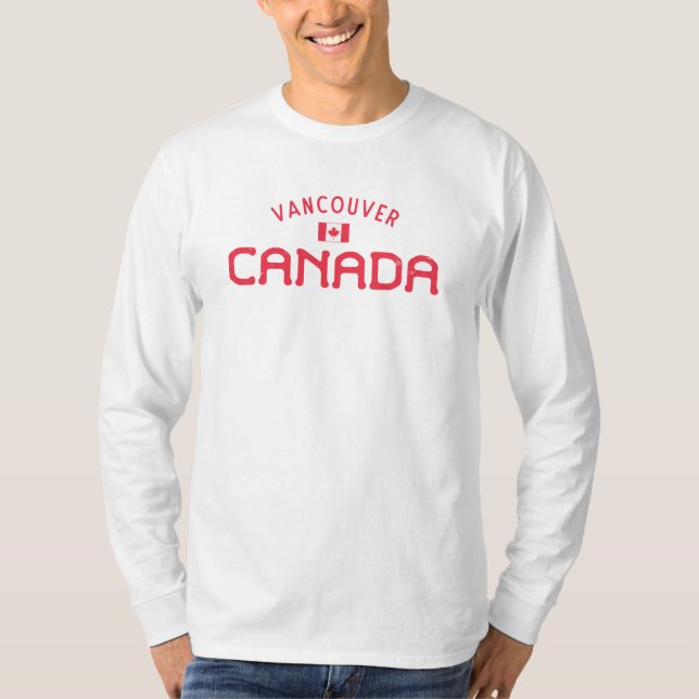 Distressed Vancouver Canada T-Shirt (Front)