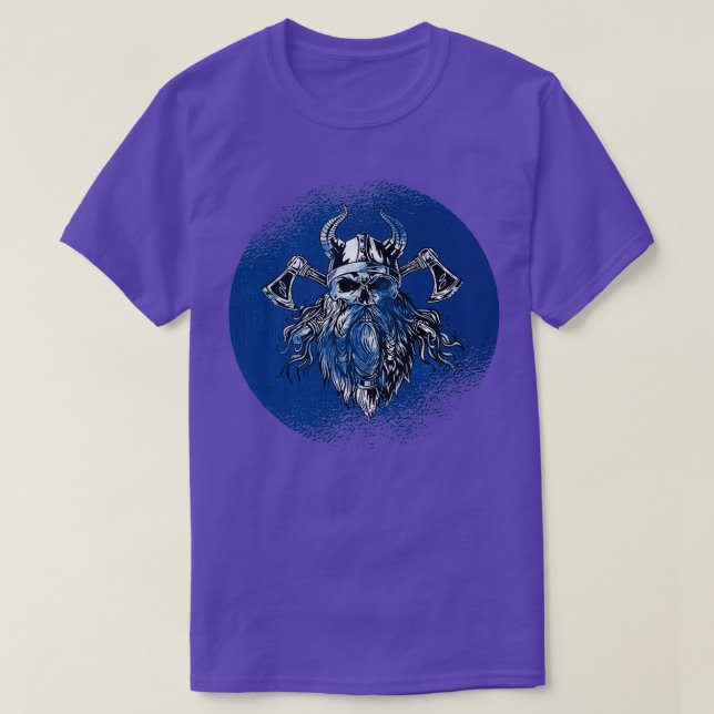Distressed Viking Norsemen Classic TShirt (Design Front)