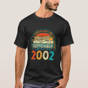 Distressed Vintage Awesome Since September 2002 19 T-Shirt