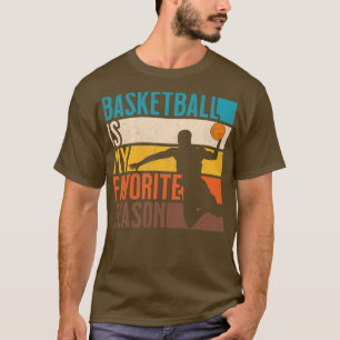 Distressed Vintage Basketball Is My Favourite Seas T-Shirt
