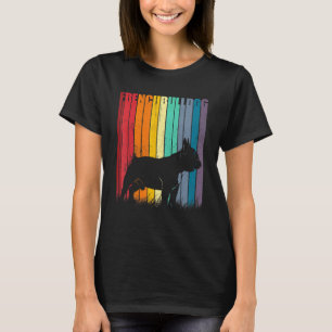 Distressed Vintage Retro French Bulldog Dog Pet Pu T-Shirt
