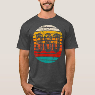 Distressed Vintage Sunset 380 Area Code T-Shirt