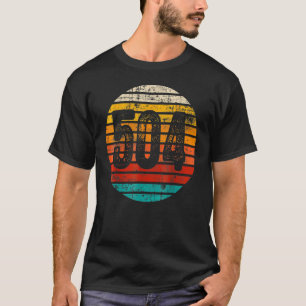 Distressed Vintage Sunset 504 Area Code 1 T-Shirt