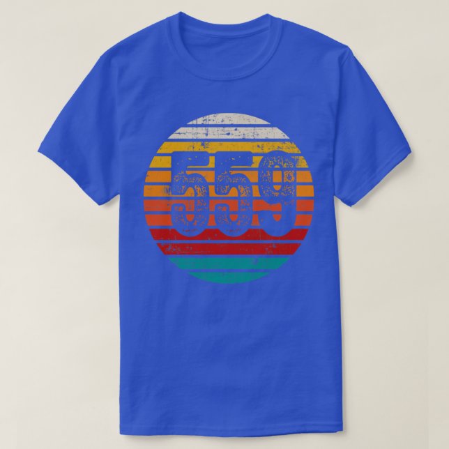 Distressed Vintage Sunset 559 Area Code T-Shirt (Design Front)