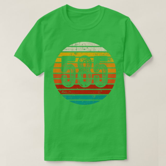 Distressed Vintage Sunset 585 Area Code T-Shirt (Design Front)