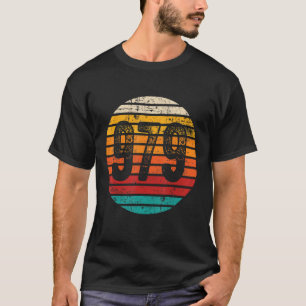 Distressed Vintage Sunset 979 Area Code T-Shirt