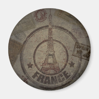 Distressed Vintage Travel Magnet