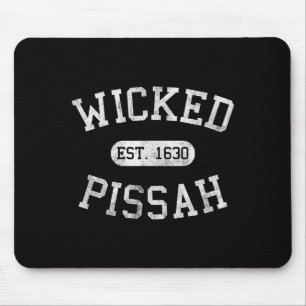 Distressed Vintage Wicked Ah Boston Ma Gag Bostoni Mouse Mat
