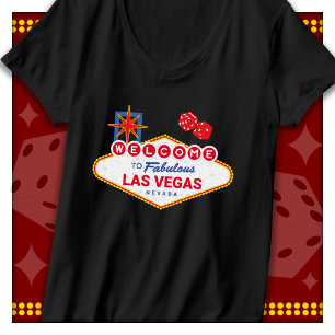 Distressed Welcome To Fabulous Las Vegas Sign T-Shirt
