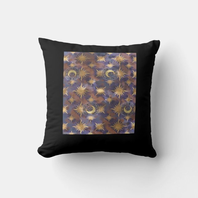 Distressed Whimsigoth Wallpaper Cushion (Front)