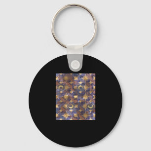 Distressed Whimsigoth Wallpaper Key Ring