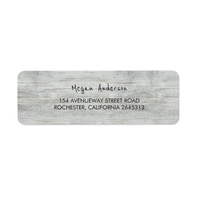 distressed white wood rustic wedding (Front)