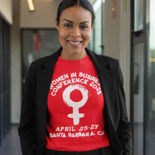 Distressed Women in Business Conference T-Shirt
