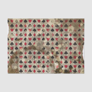Distressed Wonderland Alice Pattern Tissue Paper