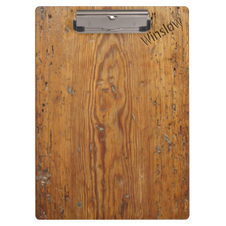 Distressed Wood (Personalised Clipboard) Clipboard