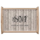 Distressed Wood Plank Board Look with Custom Text