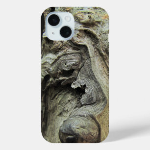 Distressed Wood Sculpture Image - iPhone Case