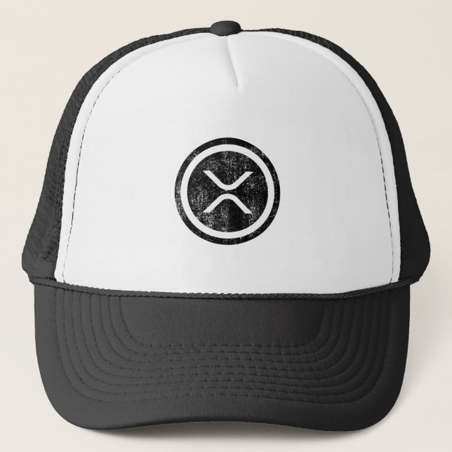 Distressed XRP - Coin Logo Only - Tucker Hat (Front)