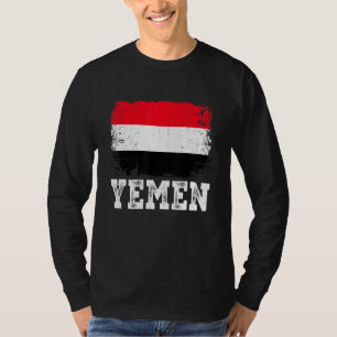 Distressed Yemen Flag Men Women Kid Patriotic T-Shirt