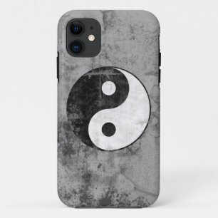 Distressed Yin Yang iPhone Case
