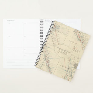Distribution of earth movement in California Planner