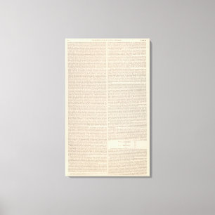 Distribution of Heat over the Globe continued Canvas Print