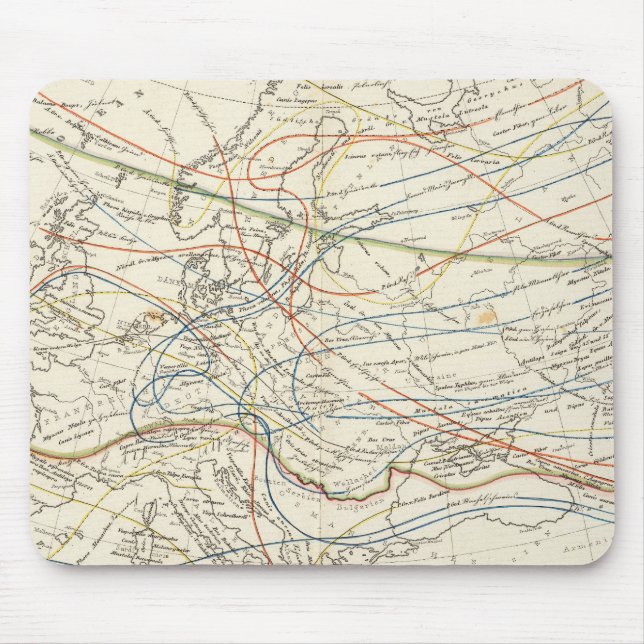 Distribution of mammals mouse mat (Front)