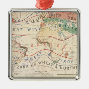 Distribution plants metal tree decoration