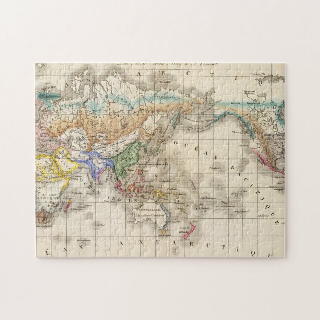 Distribution primitive du genre humain jigsaw puzzle (Horizontal)