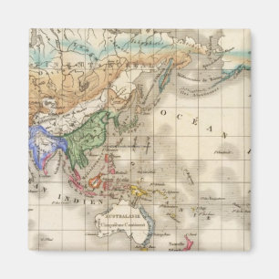 Distribution primitive du genre humain magnet