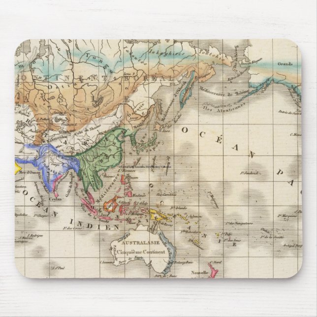 Distribution primitive du genre humain mouse mat (Front)