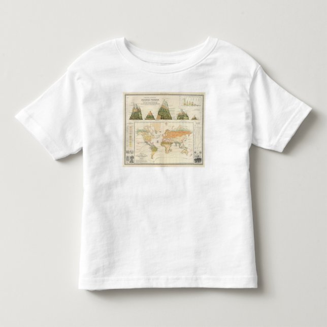 Distribution vegetation toddler T-Shirt (Front)