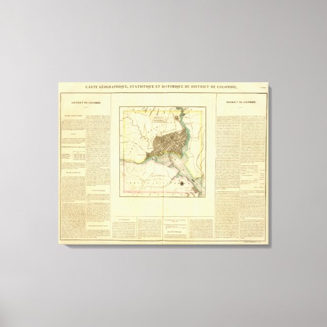 District of Columbia Canvas Print (Front)