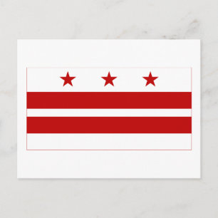 District of Columbia Flag Postcard