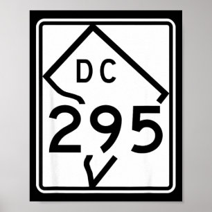 District Of Columbia Highway 295 Sign Dc-295 State