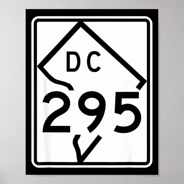District Of Columbia Highway 295 Sign Dc-295 State (Front)