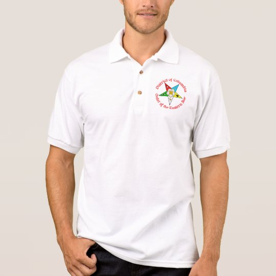 District of Columbia Order of the Eastern Star Shi Polo Shirt