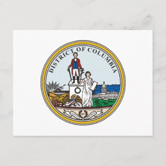District of Columbia Seal Postcard (Front)