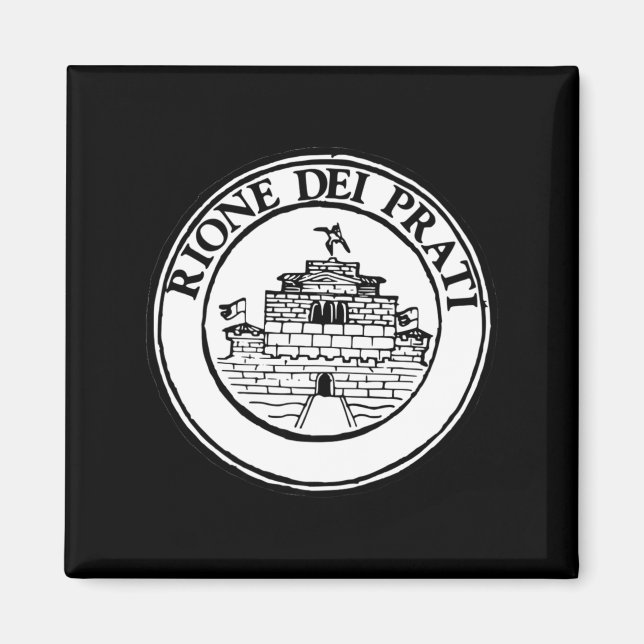 District Of Prati - Symbol Of The Districts Of Rom Magnet (Front)