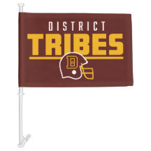 District Tribes Car Flag