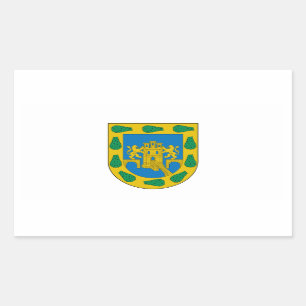 Distrito Federal, D.F./DF, Mexico City Flag Rectangular Sticker