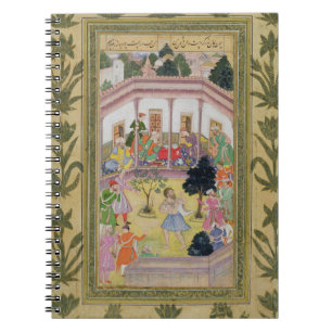 Disturbance by a madman at a social gathering, fro notebook