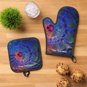 Disturbance Oven Mitt & Pot Holder Set