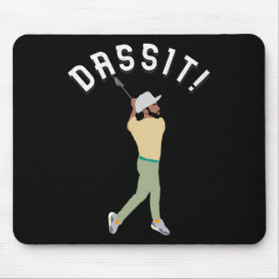 Dit! Funny Golfing Manolo Funny Golf Gift For Golf Mouse Mat