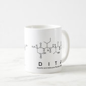 Dita peptide name mug (Front Right)
