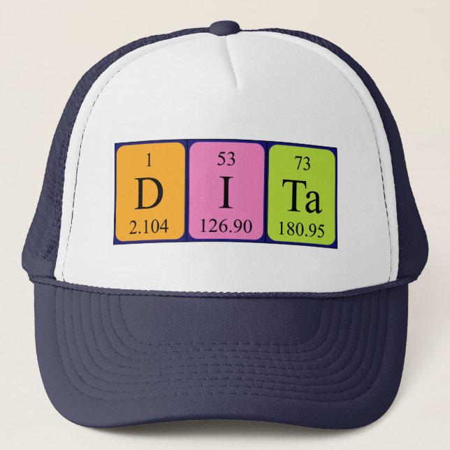 Dita periodic table name hat (Front)